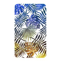 Blue And Yellow Tropical Leaves Memory Card Reader (rectangular) by goljakoff