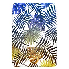 Blue And Yellow Tropical Leaves Removable Flap Cover (s) by goljakoff