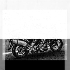 Motorcycle Riders At Highway Rectangular Jigsaw Puzzl by dflcprintsclothing