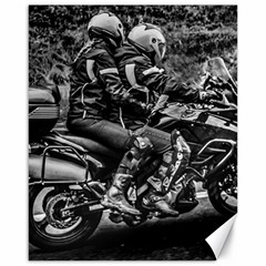 Motorcycle Riders At Highway Canvas 16  X 20 