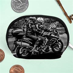 Motorcycle Riders At Highway Accessory Pouch (medium) by dflcprintsclothing