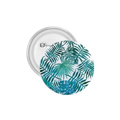 Blue Tropical Leaves 1 75  Buttons by goljakoff