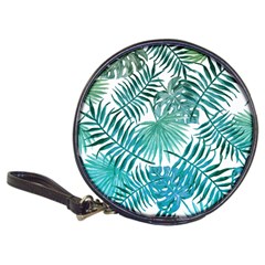 Blue Tropical Leaves Classic 20-cd Wallets by goljakoff