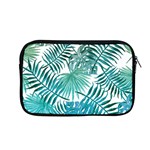 Blue tropical leaves Apple MacBook Pro 13  Zipper Case Front