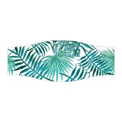 Blue Tropical Leaves Stretchable Headband by goljakoff