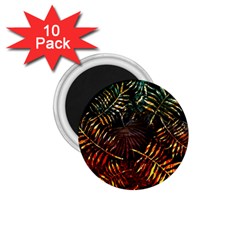 Tropical Leaves 1 75  Magnets (10 Pack)  by goljakoff