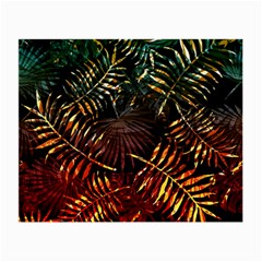 Tropical Leaves Small Glasses Cloth by goljakoff