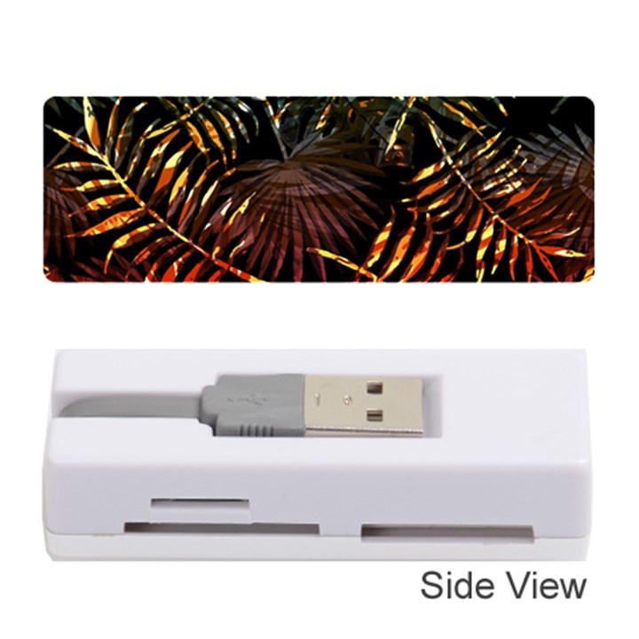 Tropical leaves Memory Card Reader (Stick)