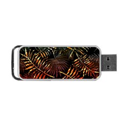 Tropical Leaves Portable Usb Flash (two Sides) by goljakoff