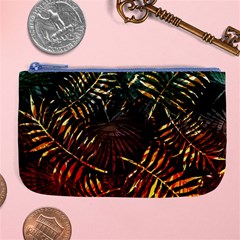 Tropical Leaves Large Coin Purse by goljakoff