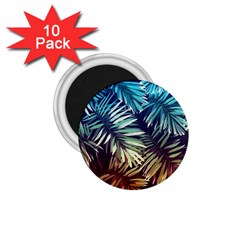 Tropic Leaves 1 75  Magnets (10 Pack)  by goljakoff