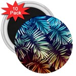 Tropic leaves 3  Magnets (10 pack)  Front