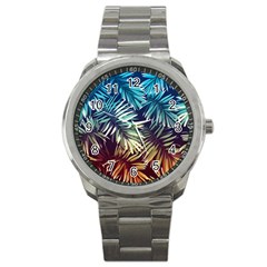 Tropic Leaves Sport Metal Watch by goljakoff