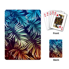 Tropic Leaves Playing Cards Single Design (rectangle) by goljakoff