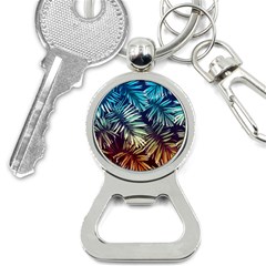 Tropic Leaves Bottle Opener Key Chain by goljakoff