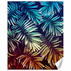 Tropic Leaves Canvas 16  X 20  by goljakoff