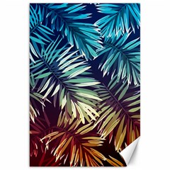 Tropic Leaves Canvas 20  X 30  by goljakoff