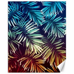 Tropic Leaves Canvas 11  X 14  by goljakoff