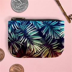 Tropic Leaves Mini Coin Purse by goljakoff