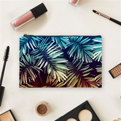 Tropic Leaves Cosmetic Bag (medium) by goljakoff