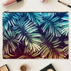 Tropic Leaves Cosmetic Bag (xxxl) by goljakoff