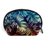 Tropic leaves Accessory Pouch (Large) Front