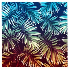 Tropic Leaves Wooden Puzzle Square by goljakoff