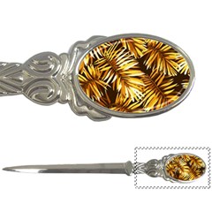 Golden Leaves Letter Opener by goljakoff