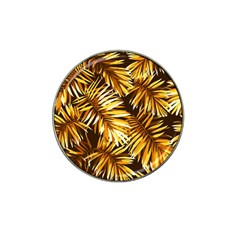 Golden Leaves Hat Clip Ball Marker by goljakoff