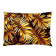 Golden Leaves Pillow Case by goljakoff