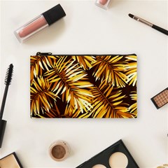 Golden Leaves Cosmetic Bag (small) by goljakoff