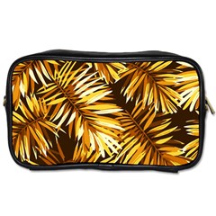 Golden Leaves Toiletries Bag (one Side) by goljakoff