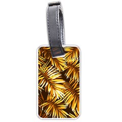 Golden Leaves Luggage Tag (one Side) by goljakoff