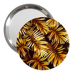 Golden Leaves 3  Handbag Mirrors by goljakoff