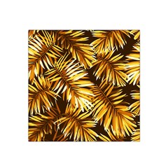 Golden Leaves Satin Bandana Scarf by goljakoff