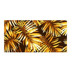 Golden Leaves Satin Wrap by goljakoff