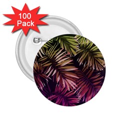 Purple Leaves 2 25  Buttons (100 Pack)  by goljakoff