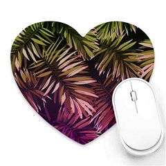 Purple Leaves Heart Mousepads by goljakoff