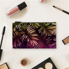 Purple Leaves Cosmetic Bag (small) by goljakoff