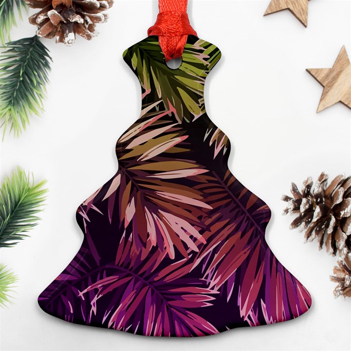 Purple leaves Ornament (Christmas Tree) 