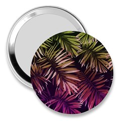 Purple Leaves 3  Handbag Mirrors by goljakoff