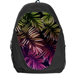 Purple Leaves Backpack Bag by goljakoff