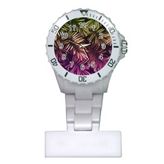 Purple Leaves Plastic Nurses Watch by goljakoff