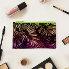 Purple Leaves Cosmetic Bag (xs) by goljakoff