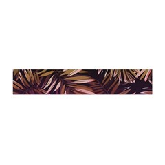 Purple Leaves Flano Scarf (mini) by goljakoff