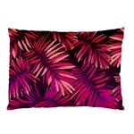 Pink leaves Pillow Case (Two Sides) Front