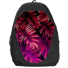 Pink leaves Backpack Bag