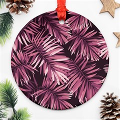 Rose Leaves Ornament (round) by goljakoff