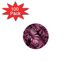 Rose Leaves 1  Mini Buttons (100 Pack)  by goljakoff