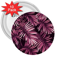 Rose Leaves 3  Buttons (10 Pack)  by goljakoff